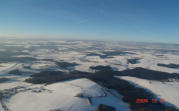 Winterlandschaft in Brnau an der Tschechischen Grenze bei Egger